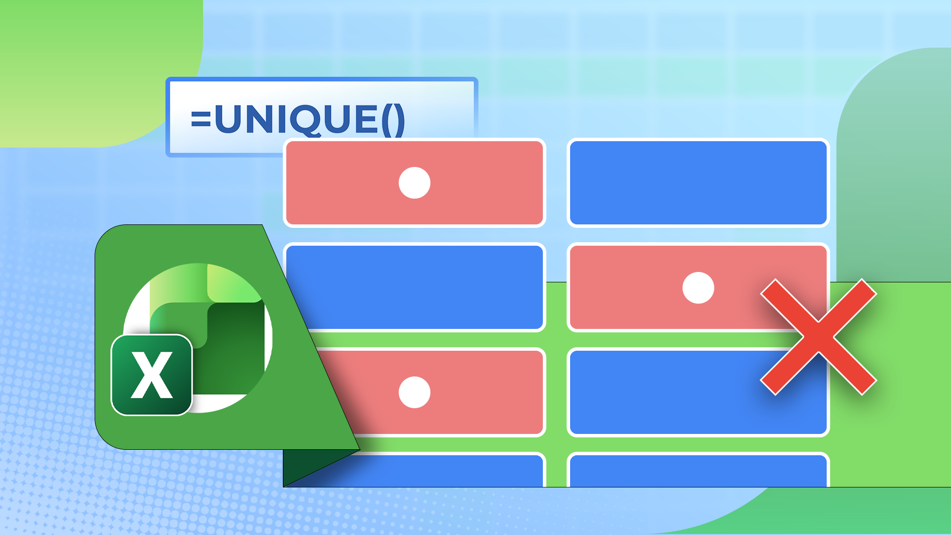 استخدم دالة UNIQUE في Excel لتجنب إزالة التكرارات