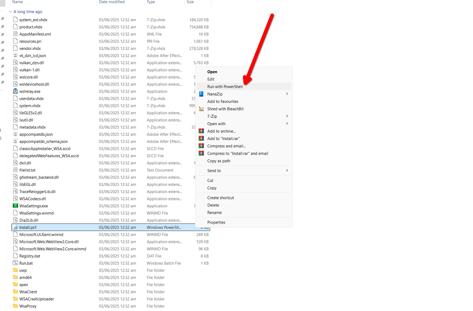 Running Android Apps on Windows: A Guide to Seamless Integration 4 Running the PowerShell installation script.