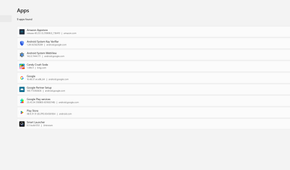 Opening an installed app using the WSA interface.