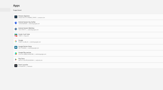 Opening an installed app using the WSA interface.