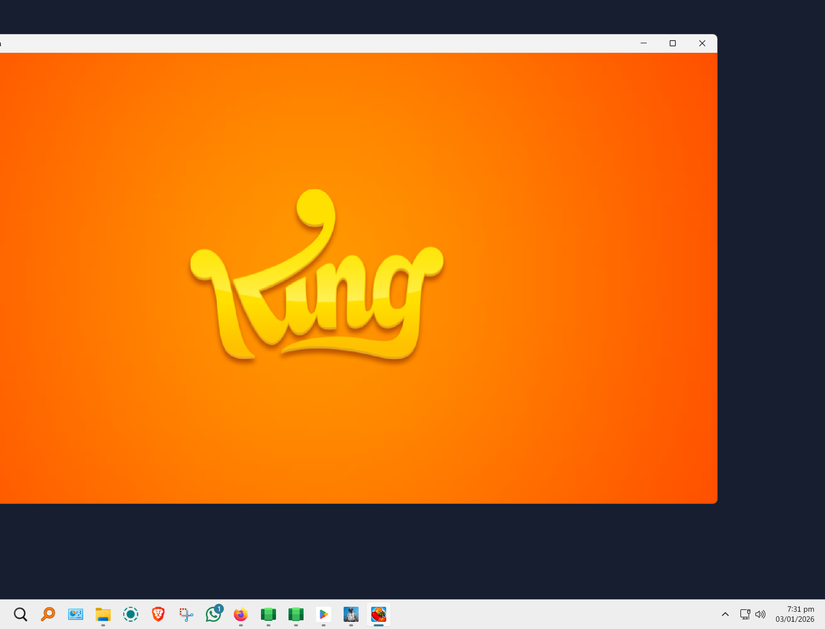 Android apps running natively on Windows.