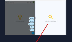 The Android version of Google Keep running on Windows.