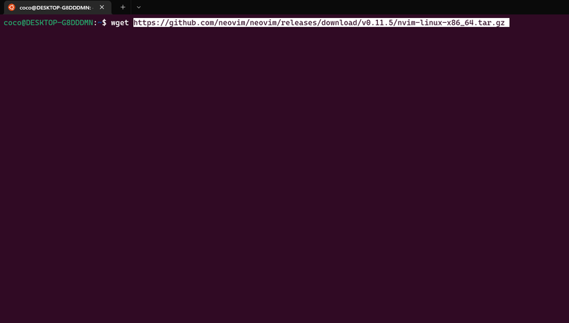 Загружаю архив с помощью wget.