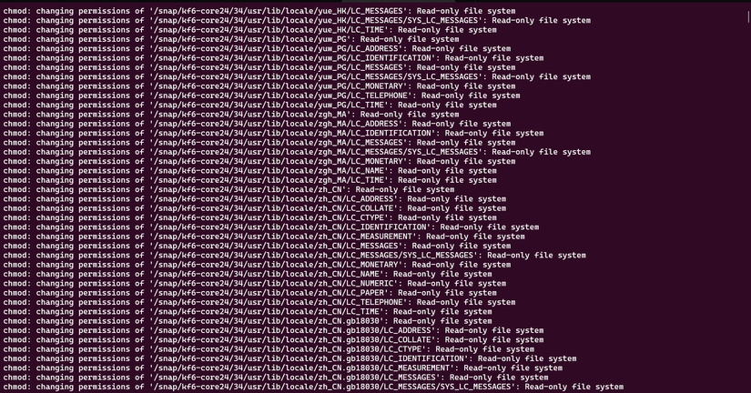 File permissions being changed in real-time.