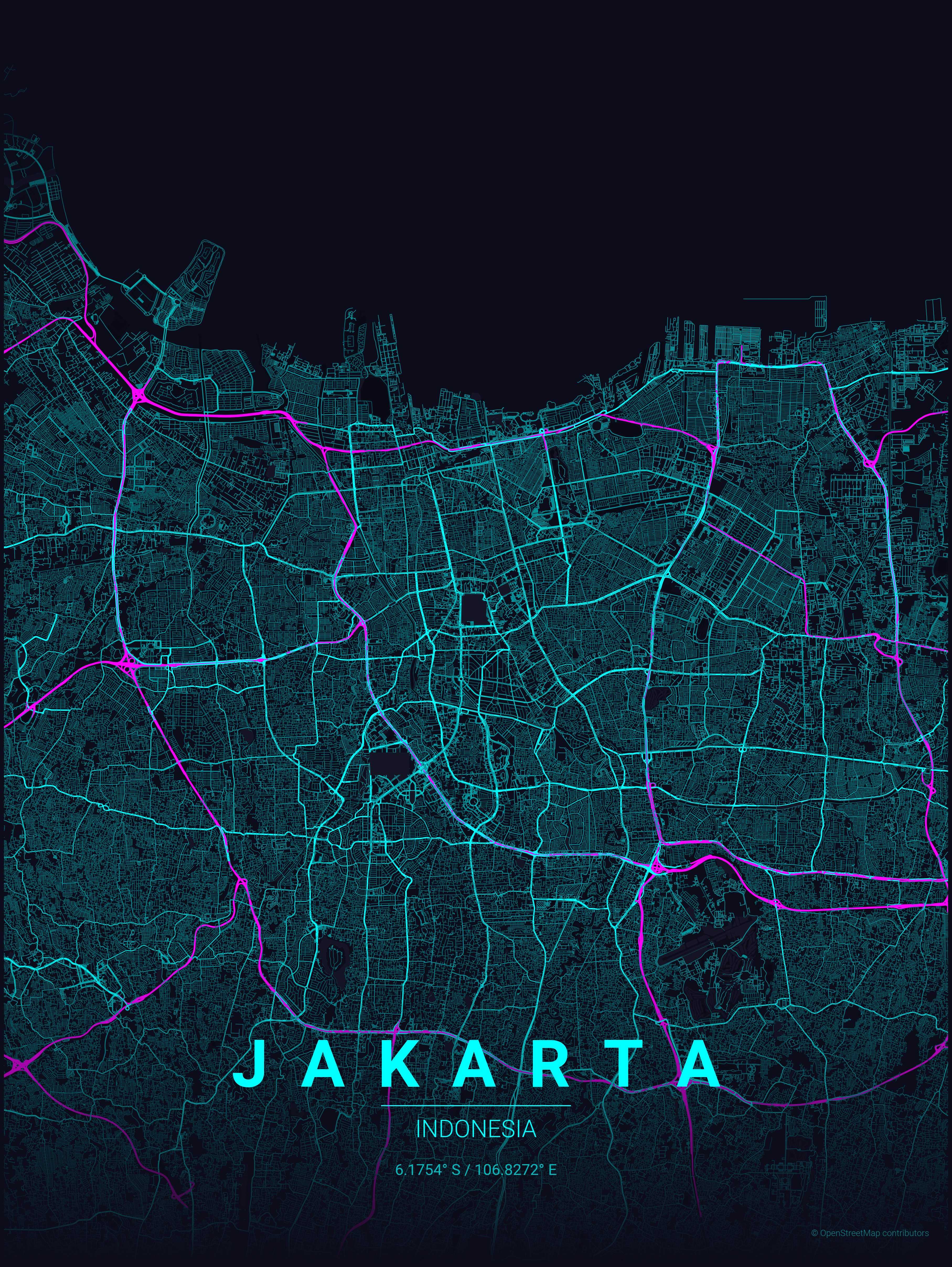 How to make minimalist city maps in seconds using a free Python script
