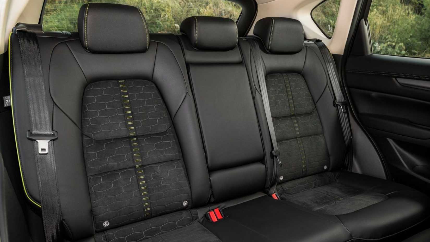 Shot of the rear seats in a 2023 Mazda CX-5.
