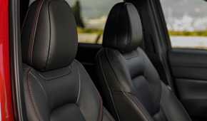 Close up of the front seats in a 2023 Mazda CX-5