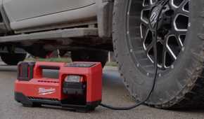 Milwaukee M18 tire inflator