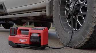 Milwaukee M18 tire inflator