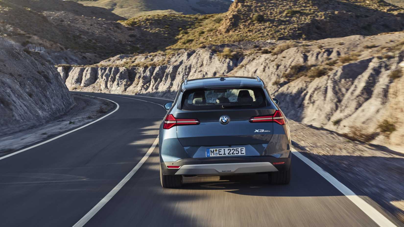 Rear shot of a 2026 BMW X3