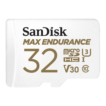 Cartão microSD SanDisk Max Endurance.