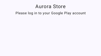 Siging into Aurora Store anonymously.