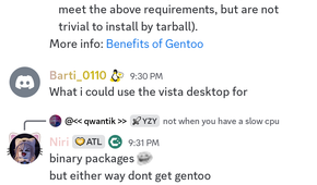 Discord working on a degoogled phone.