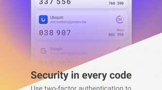 Proton Pass Authenticator.