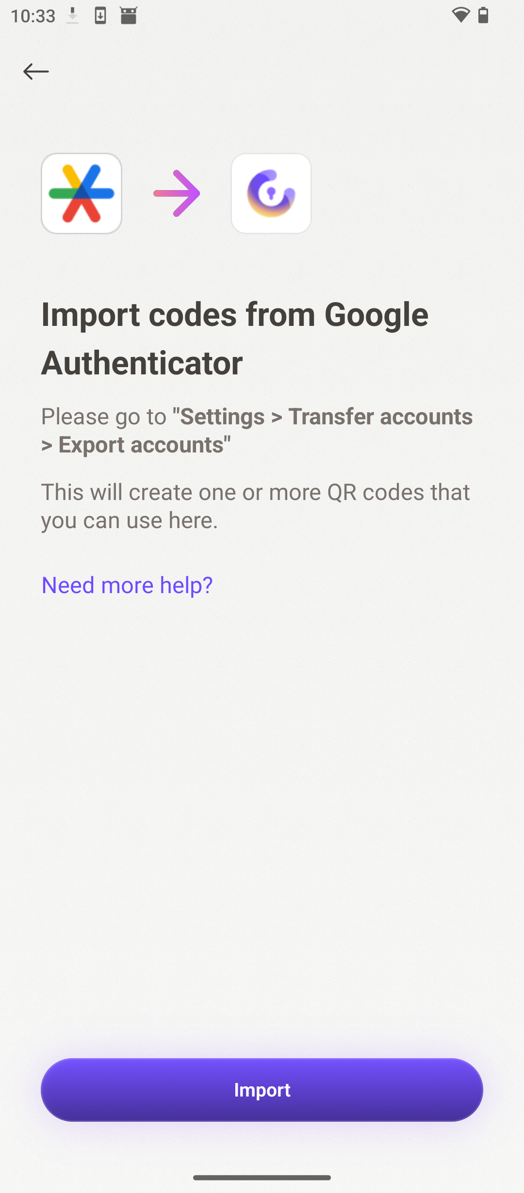 Proton Authenticator can import from Google Authenticator.
