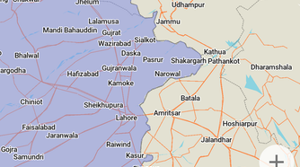 Organic Maps in 'map' view.