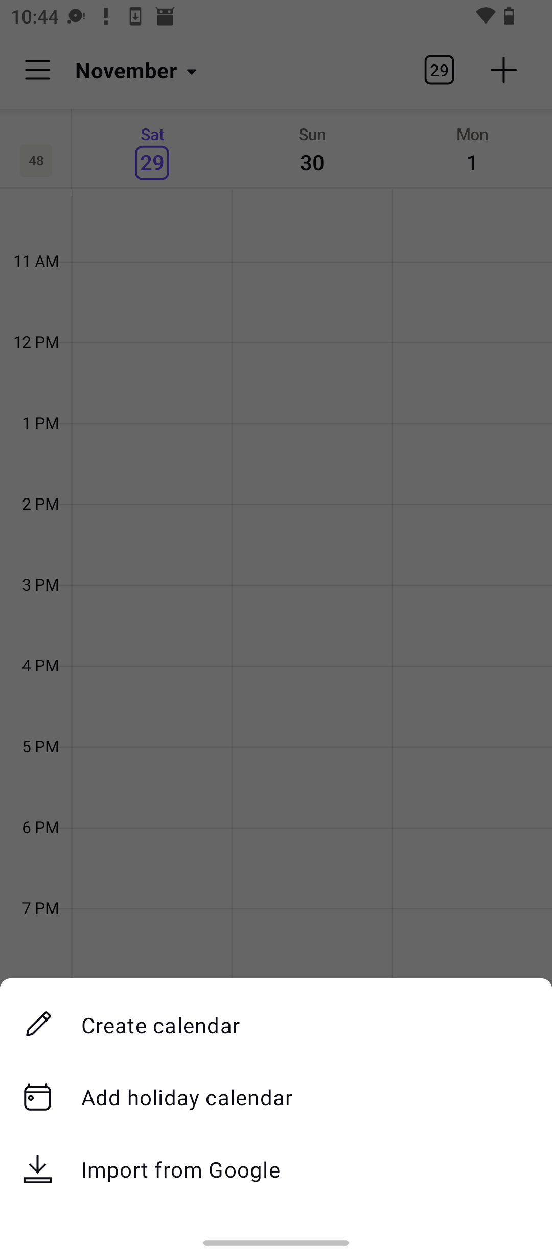 Proton Calendar can import from Google Calendar.
