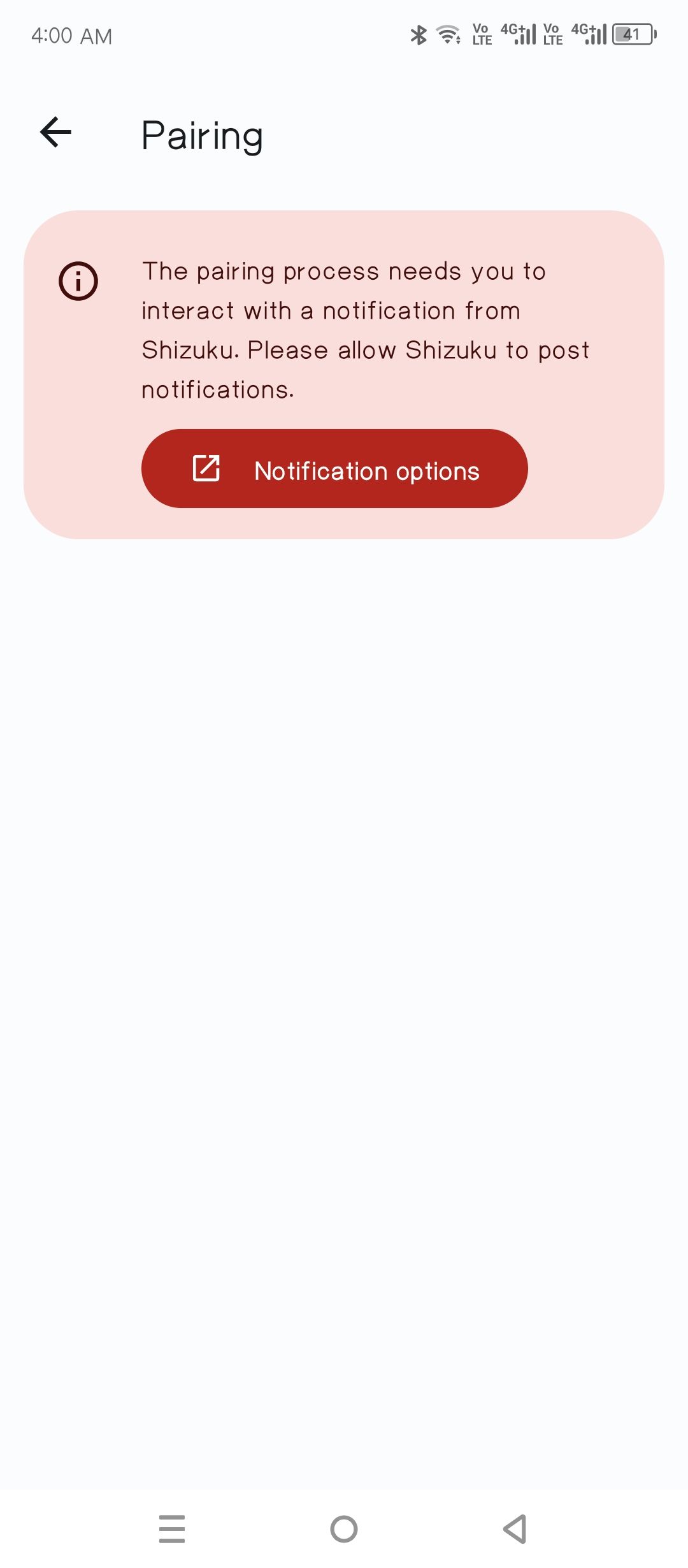 Shizuku notiifcation access.