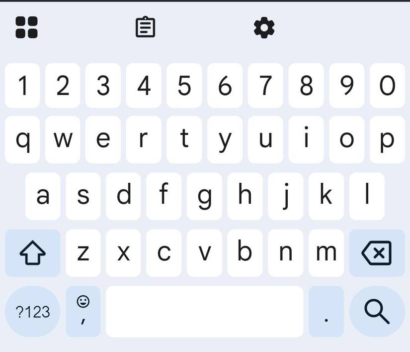 Removed some Gboard shortcuts.