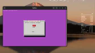 Selecting GDM3 while installing the KDE Plasma desktop