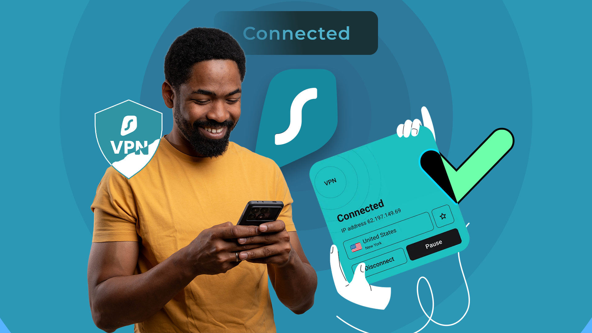 تجربتي مع Surfshark: VPN فعال وسهل الاستخدام