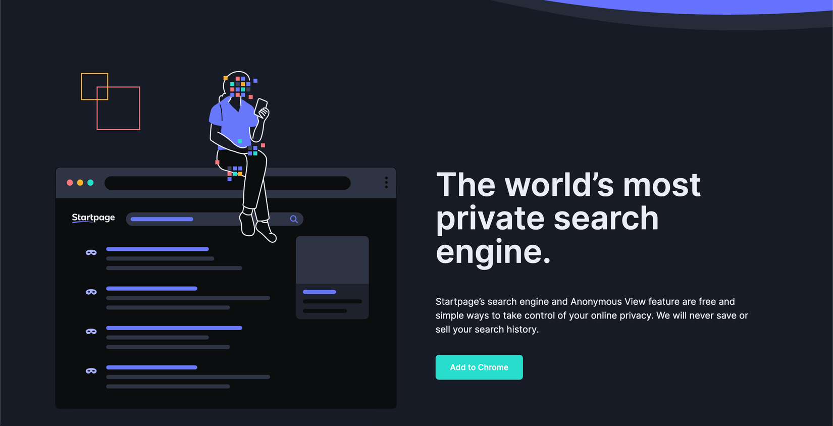 Startpage blurb.