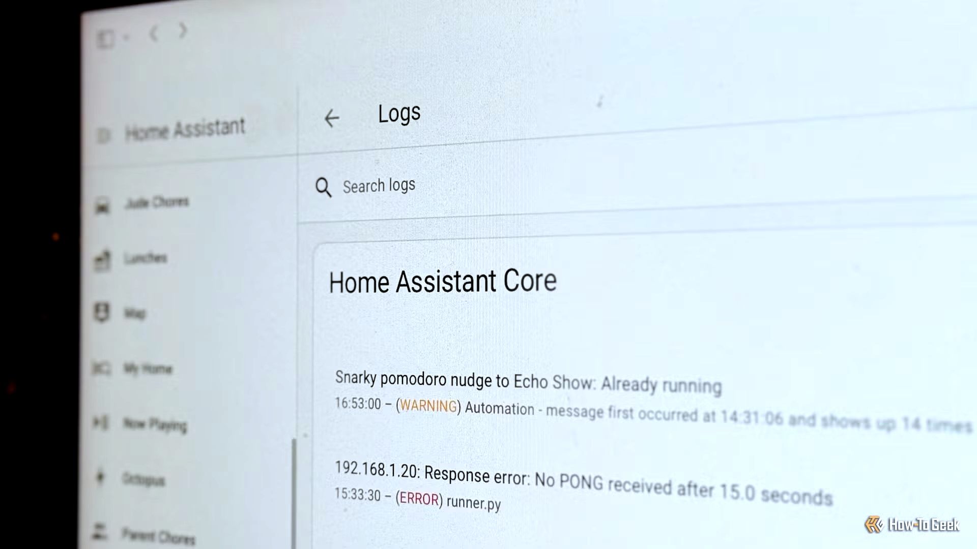 استمع إلى سجلات مساعد المنزل لتحسين تجربتك الذكية