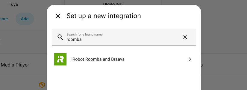The integration of iRobot Roomba and Braava into Home Assistant.