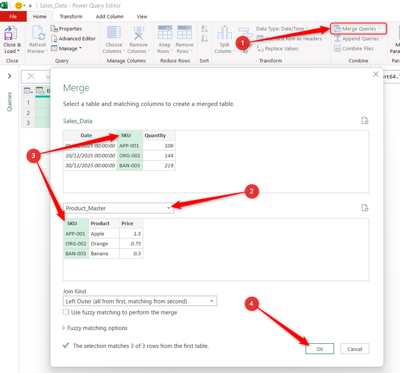 5 everyday actions that Power Query does better than regular Excel tools