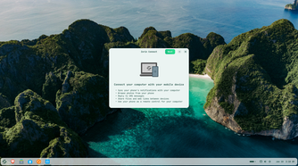 ZorinOS phone link feature.