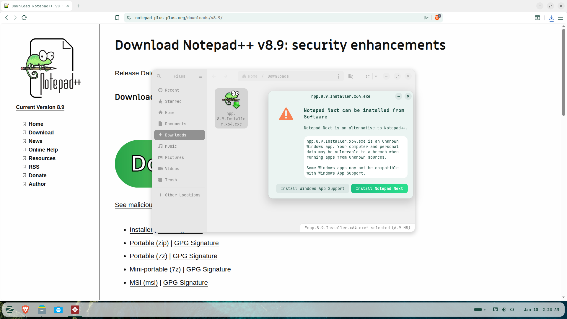 ZorinOS has built-in support for Windows apps.