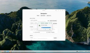 Notepad++ installer running on ZorinOS.