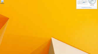 Windows 8 clock