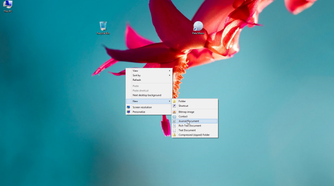 Windows 8 context menu