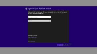 Windows 8 wants me to sign into a Microsoft Account to use Calendar