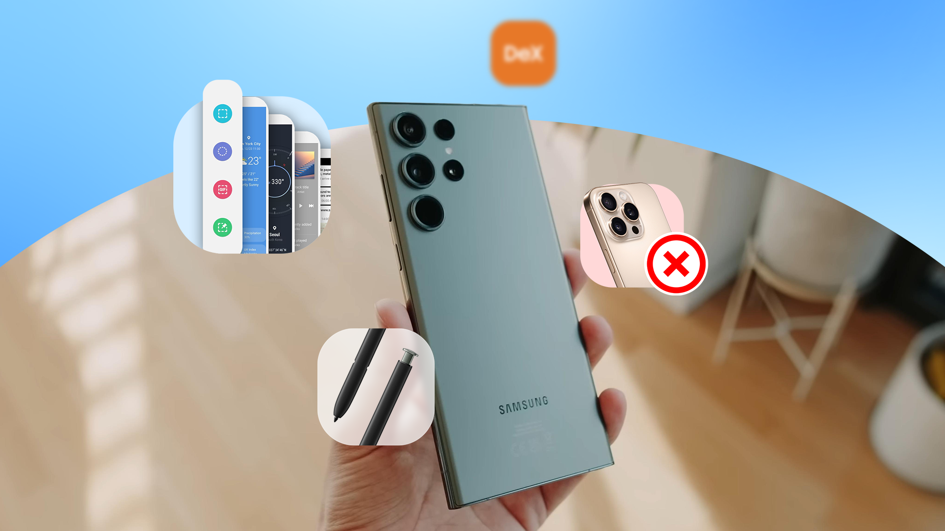 5 ميزات حصرية في سامسونج جالاكسي لا يملكها آيفون