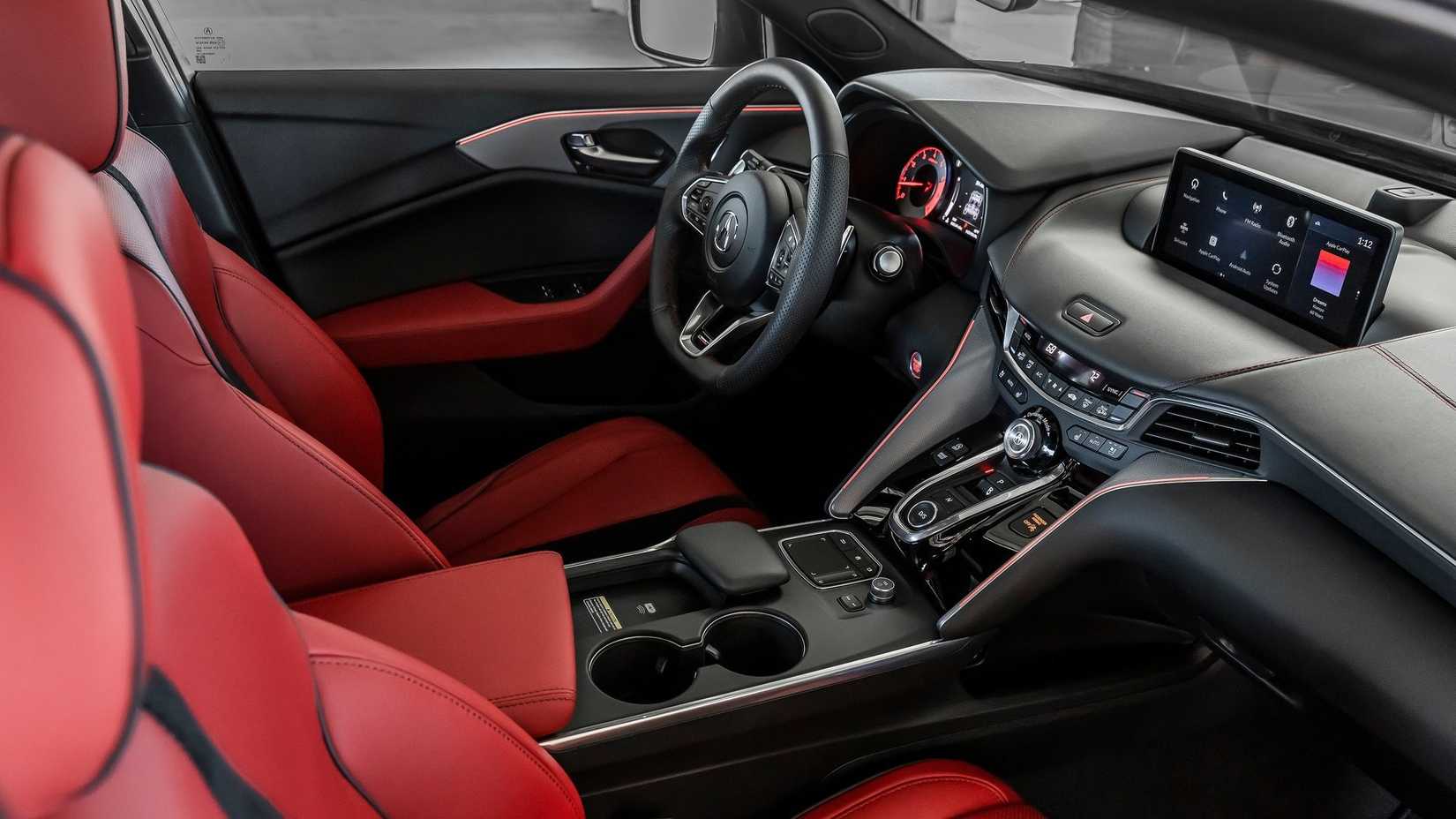 Interior shot of a 2021 Acura TLX Type S