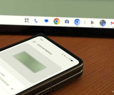 Android desktop mode phone and monitor