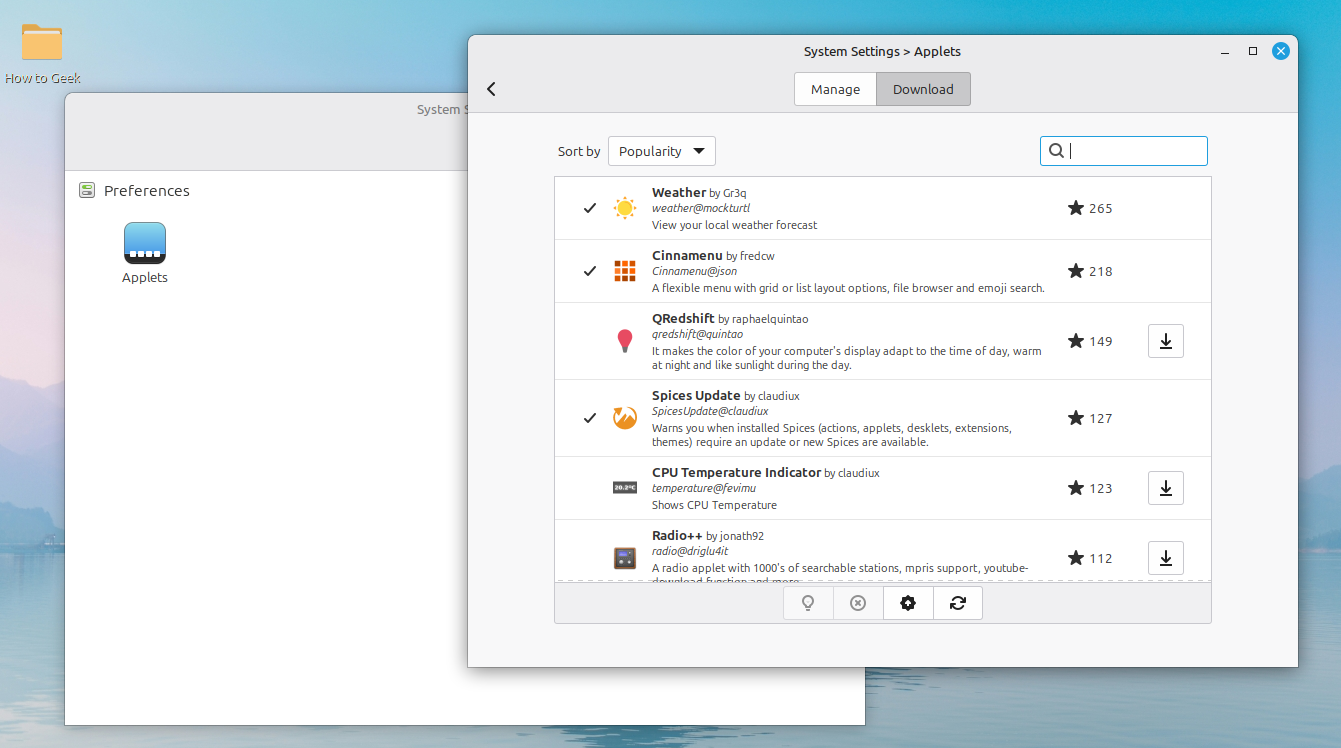 What are Linux Mint Cinnamon Spices and how to use them