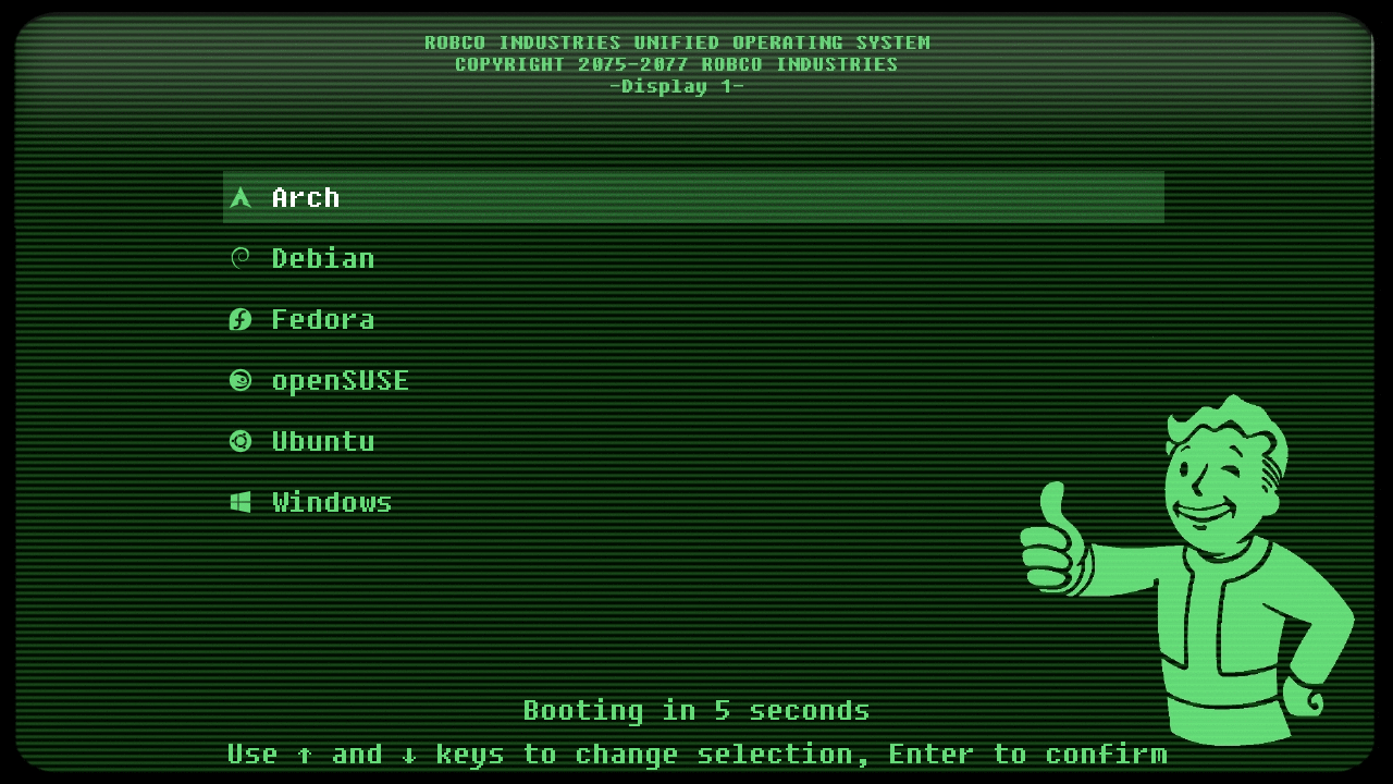 From Fallout to Retro: How to give your Linux bootloader a total makeover