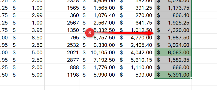 Format Painter is used to apply a single cell's conditional formatting rule to a whole column.