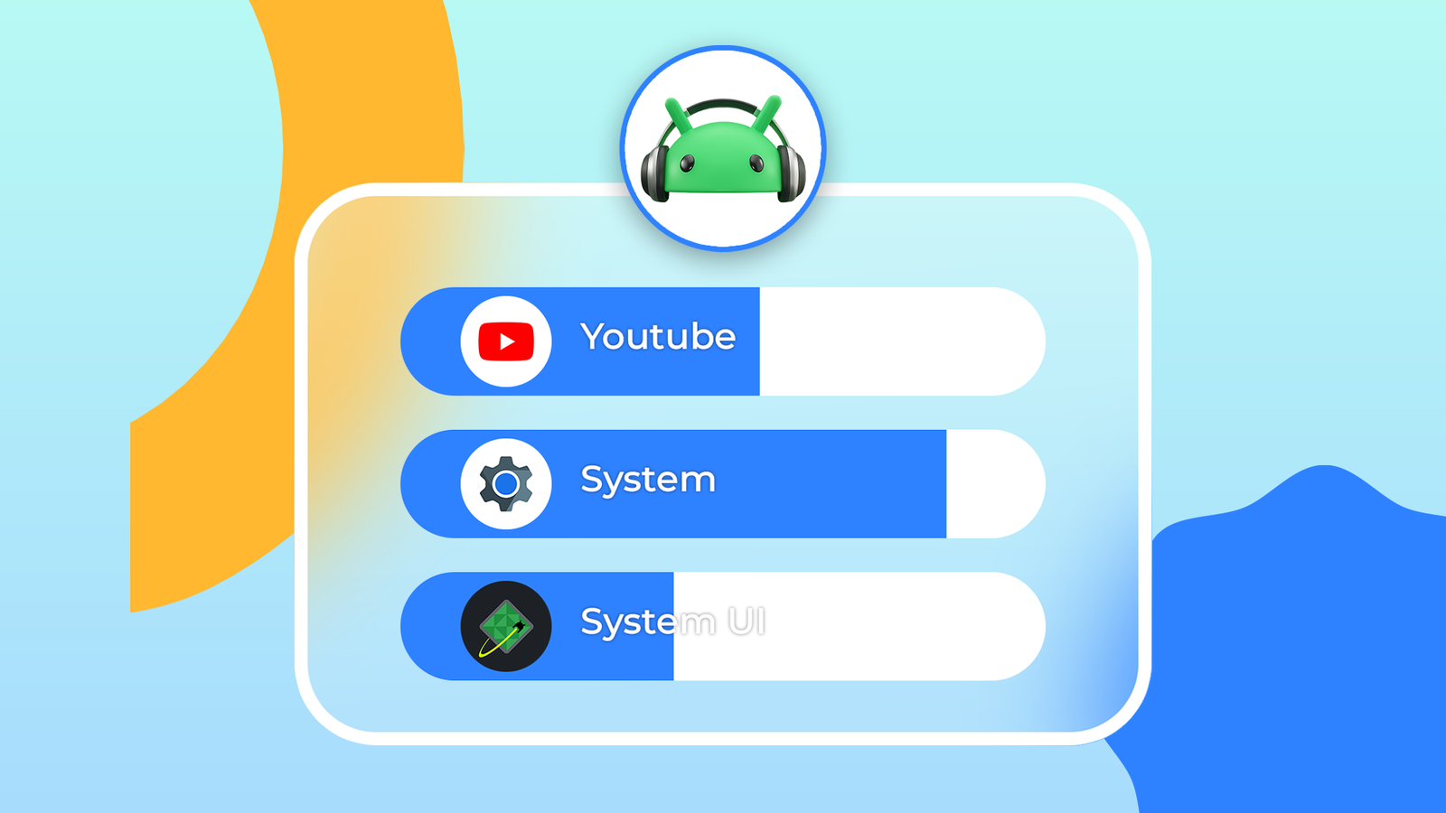 How to change the volume for each app separately on Android