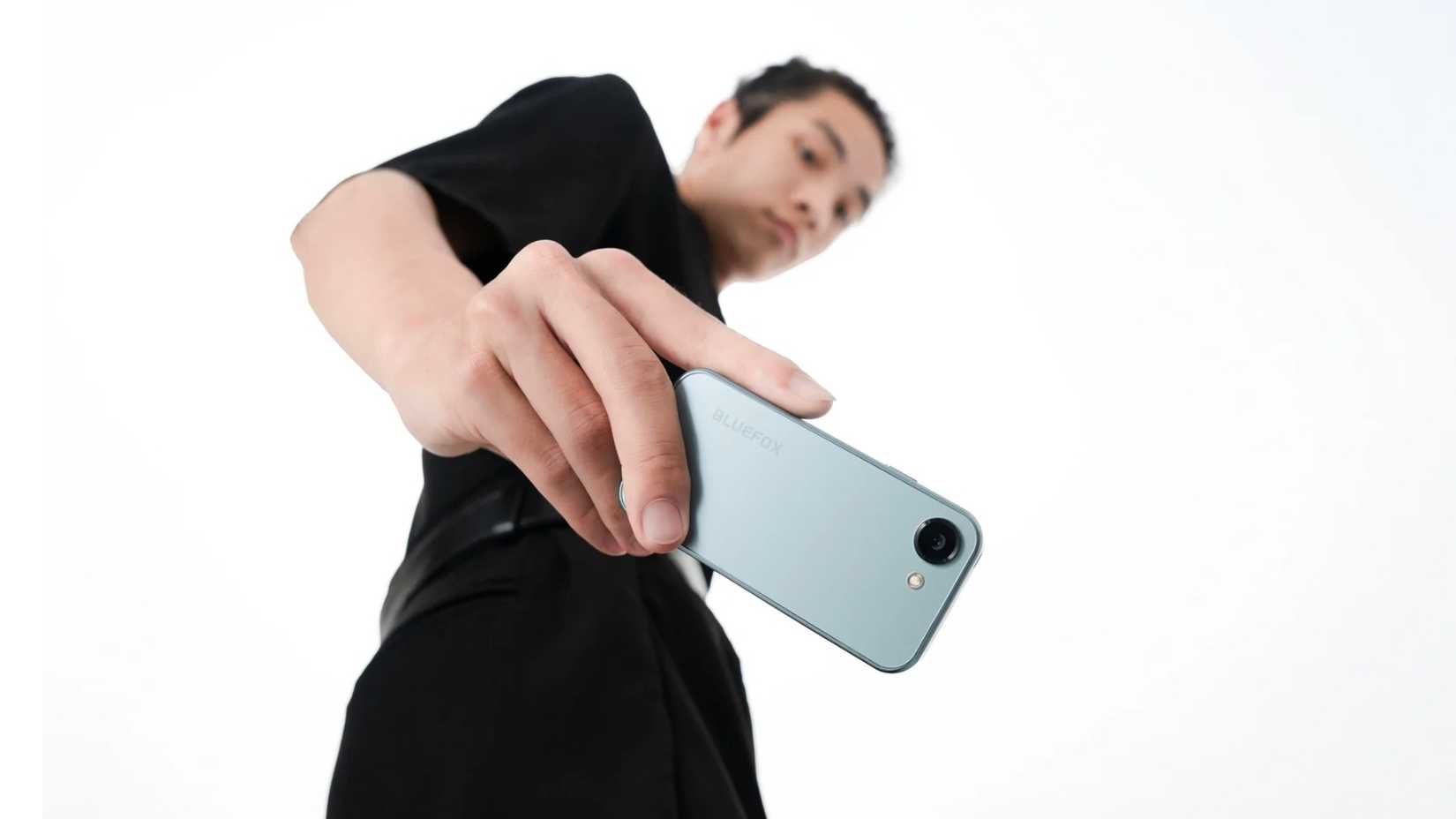 Person holding a Bluefox NX1.