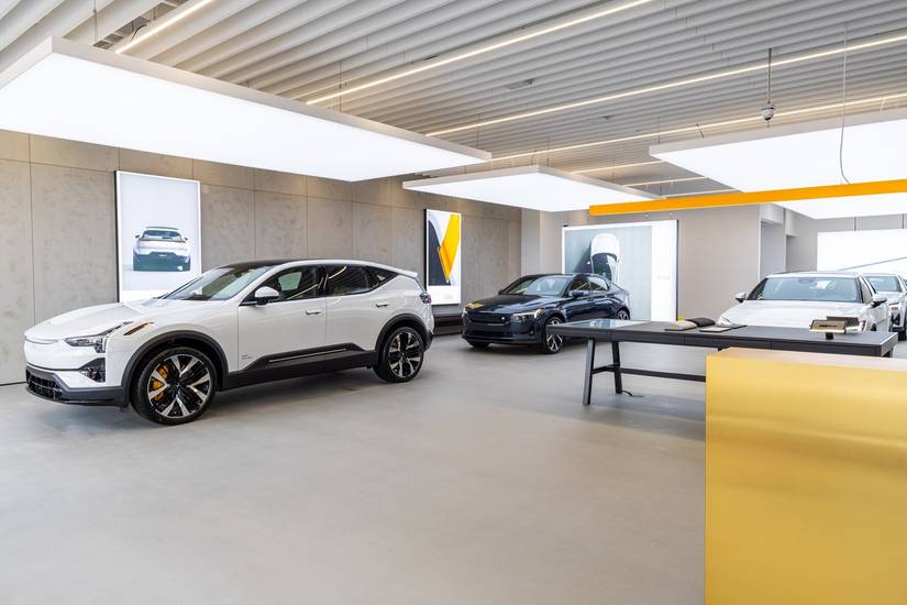 Polestar retail space in Coral Gables Florida