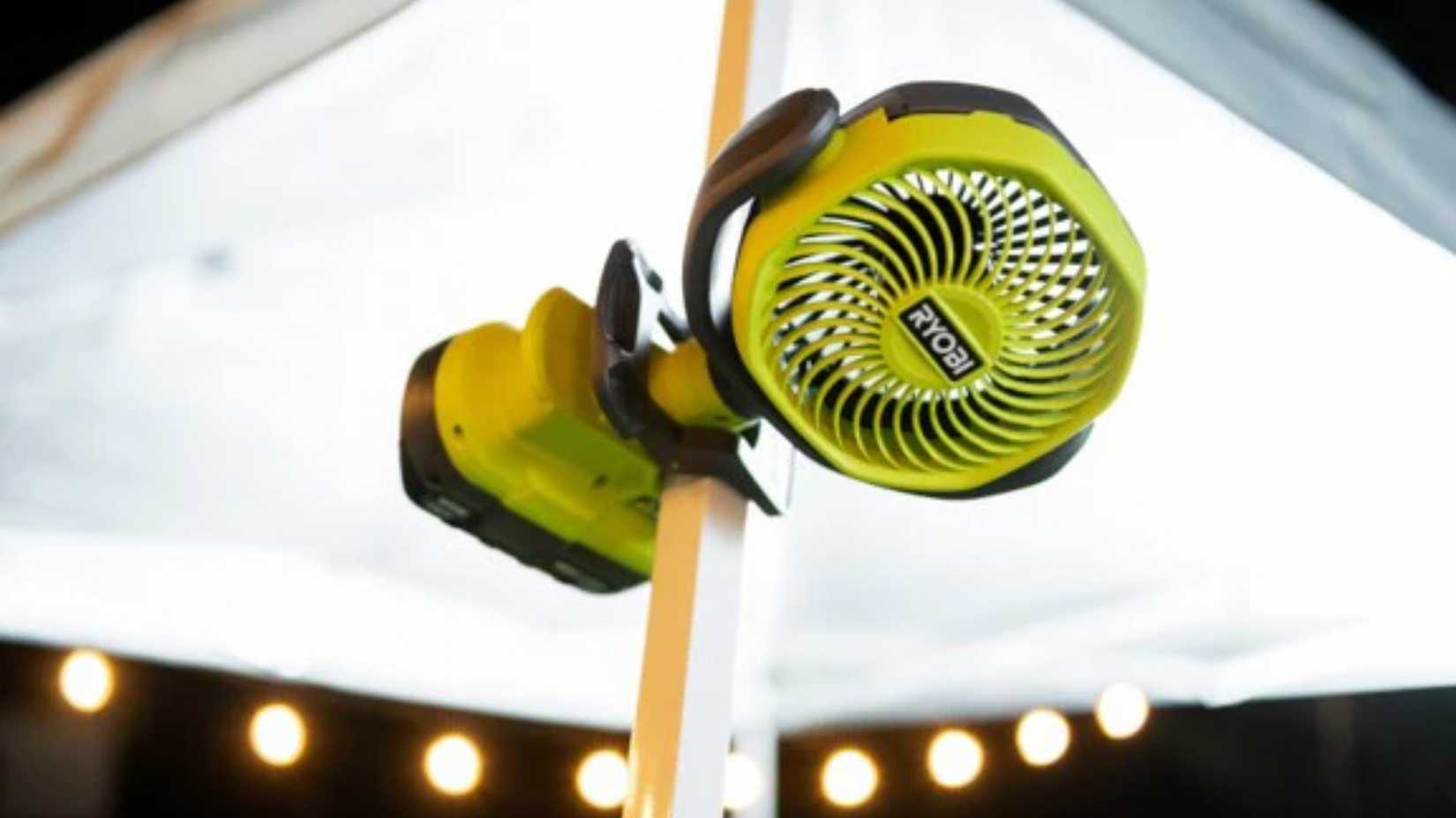 Ryobi 4-inch clamp fan