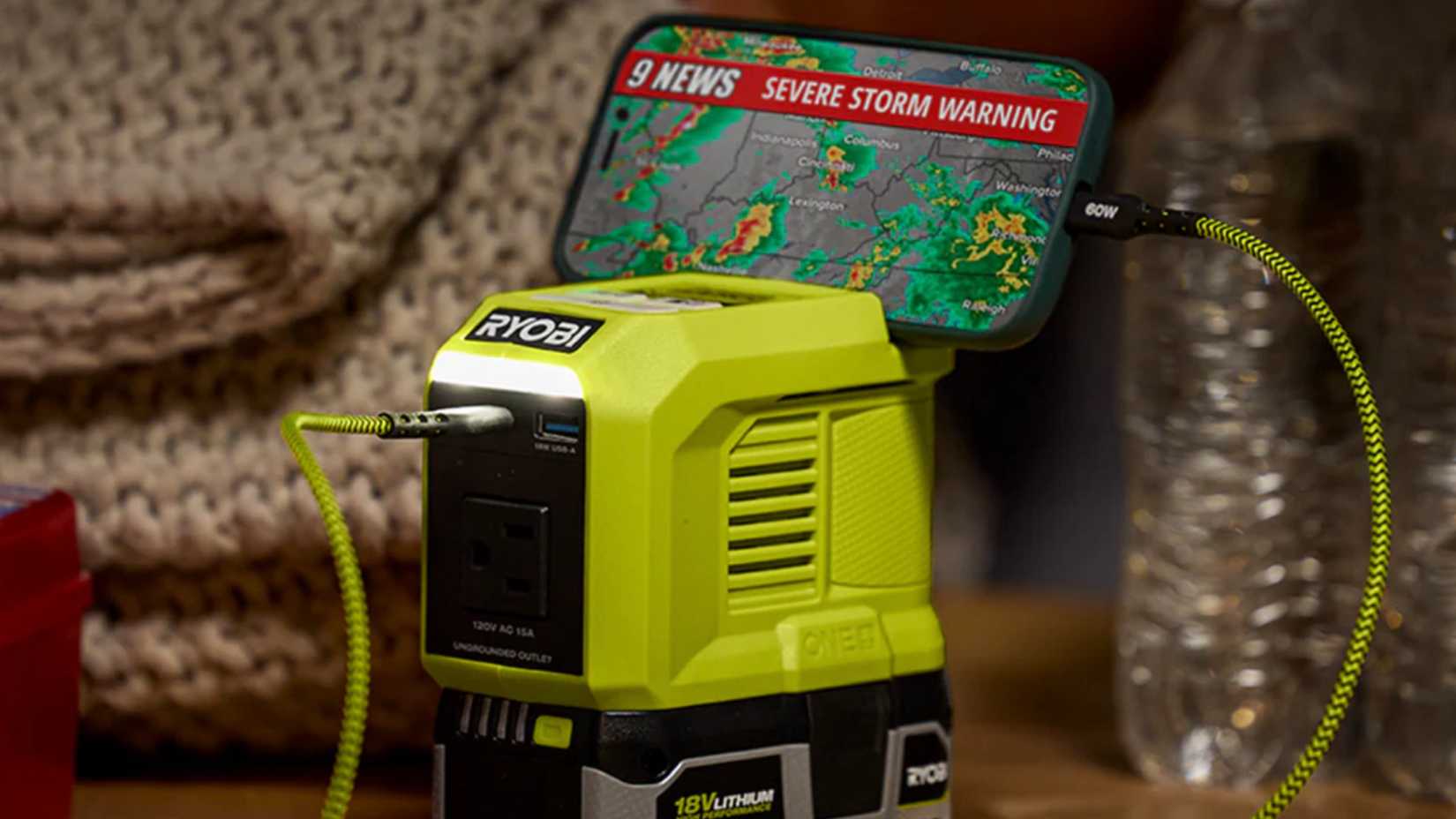 Ryobi's new 18V power source
