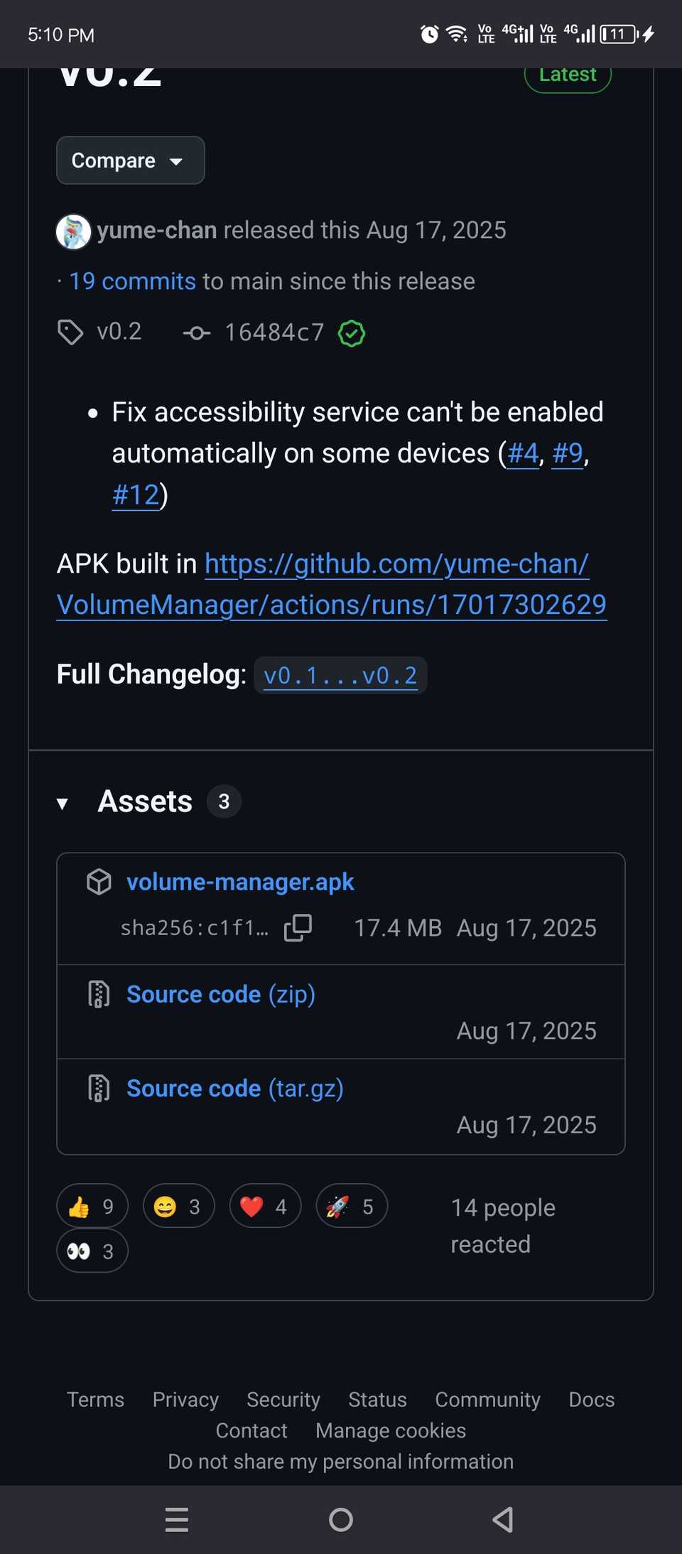 How to change the volume for each app separately on Android