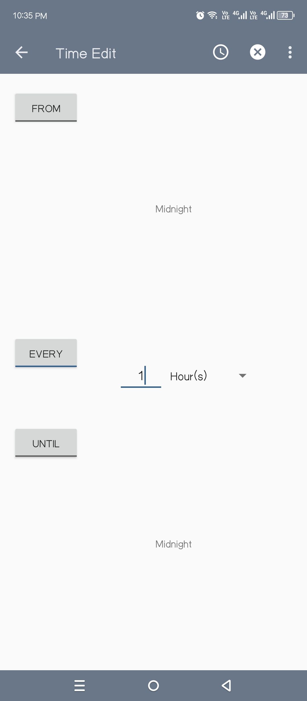 Tasker frequently checks the device state with this profile.