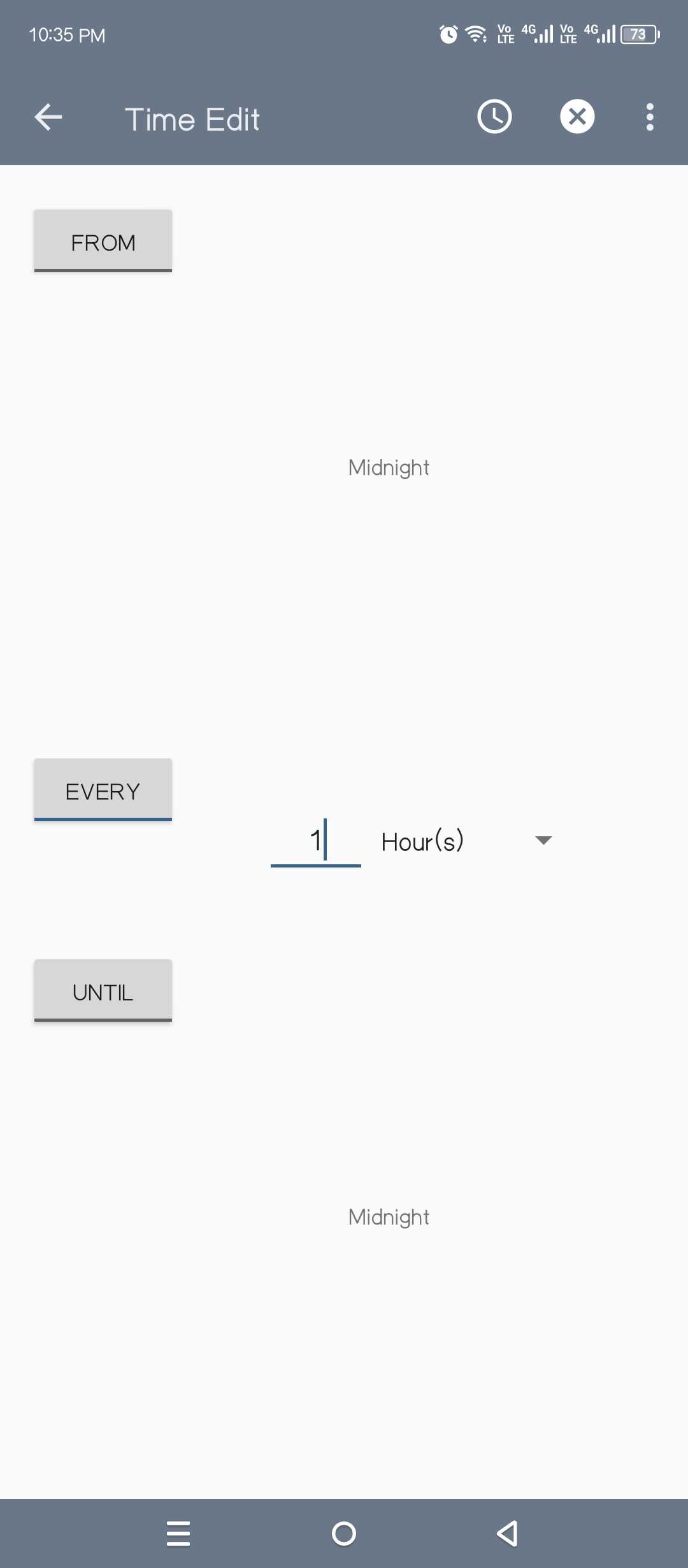 Tasker frequently checks the device state with this profile.