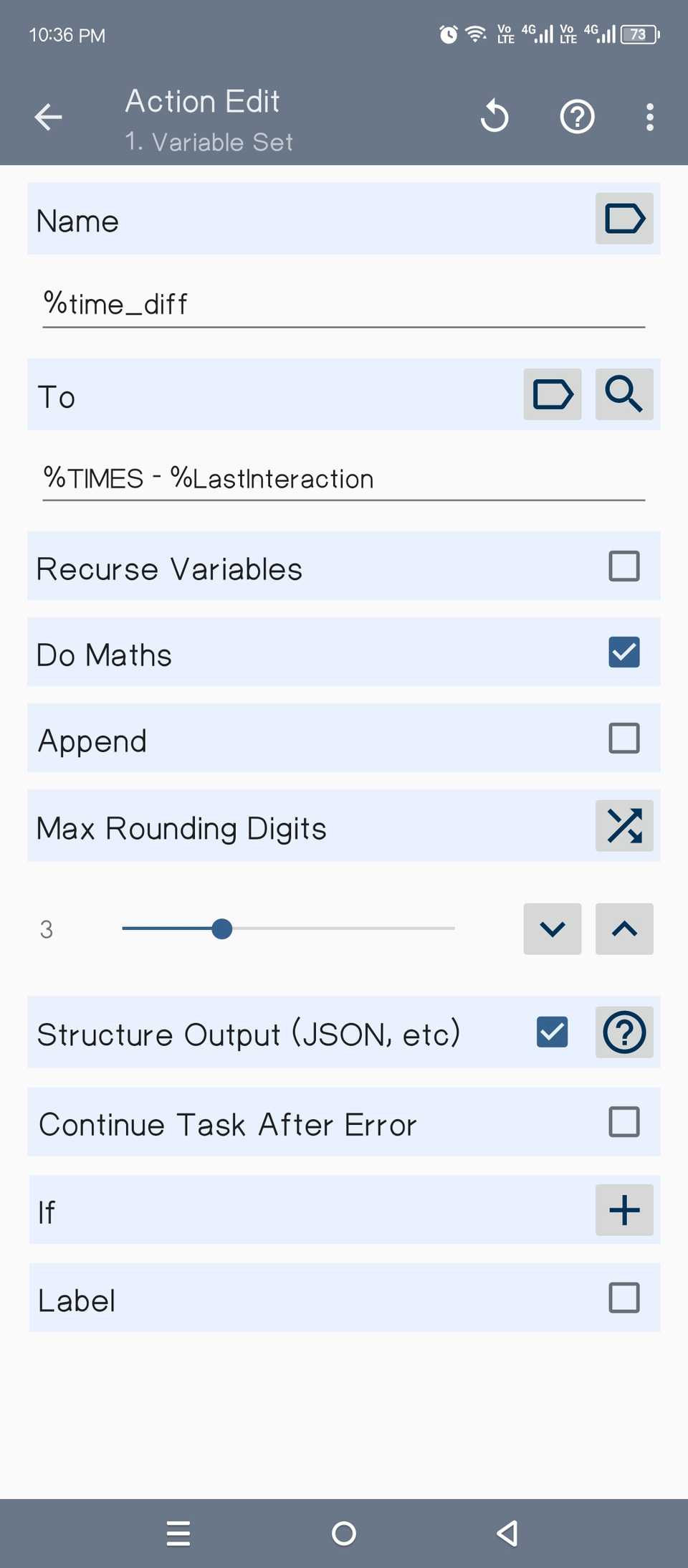 Monitoring phone interactions with Tasker.